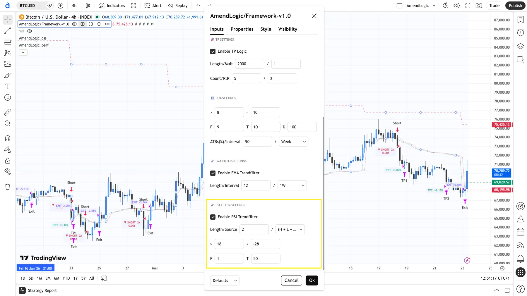 RSI Trend Filter